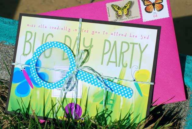 Bug Birthday Party Invitation Invitation