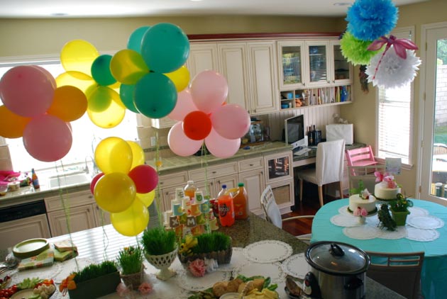 party decor 8 flower balloons