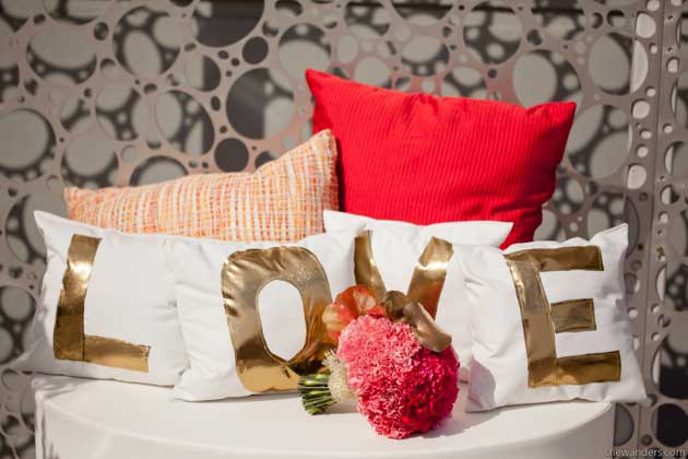 custom LOVE pillows