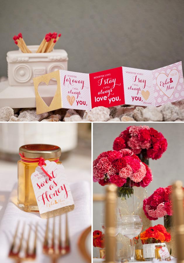 Honey tags, paper accordion quotes