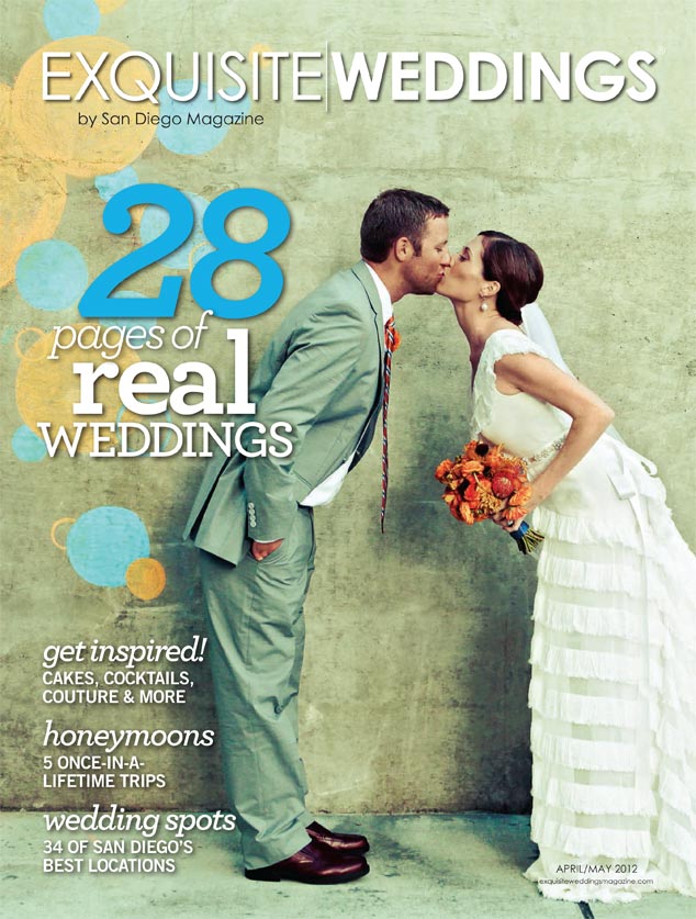 Exquisite Weddings Magazine Spring 2012 cover